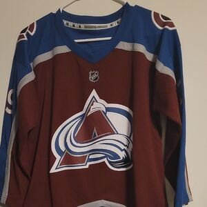 NHL Maroon and Blue Jersey